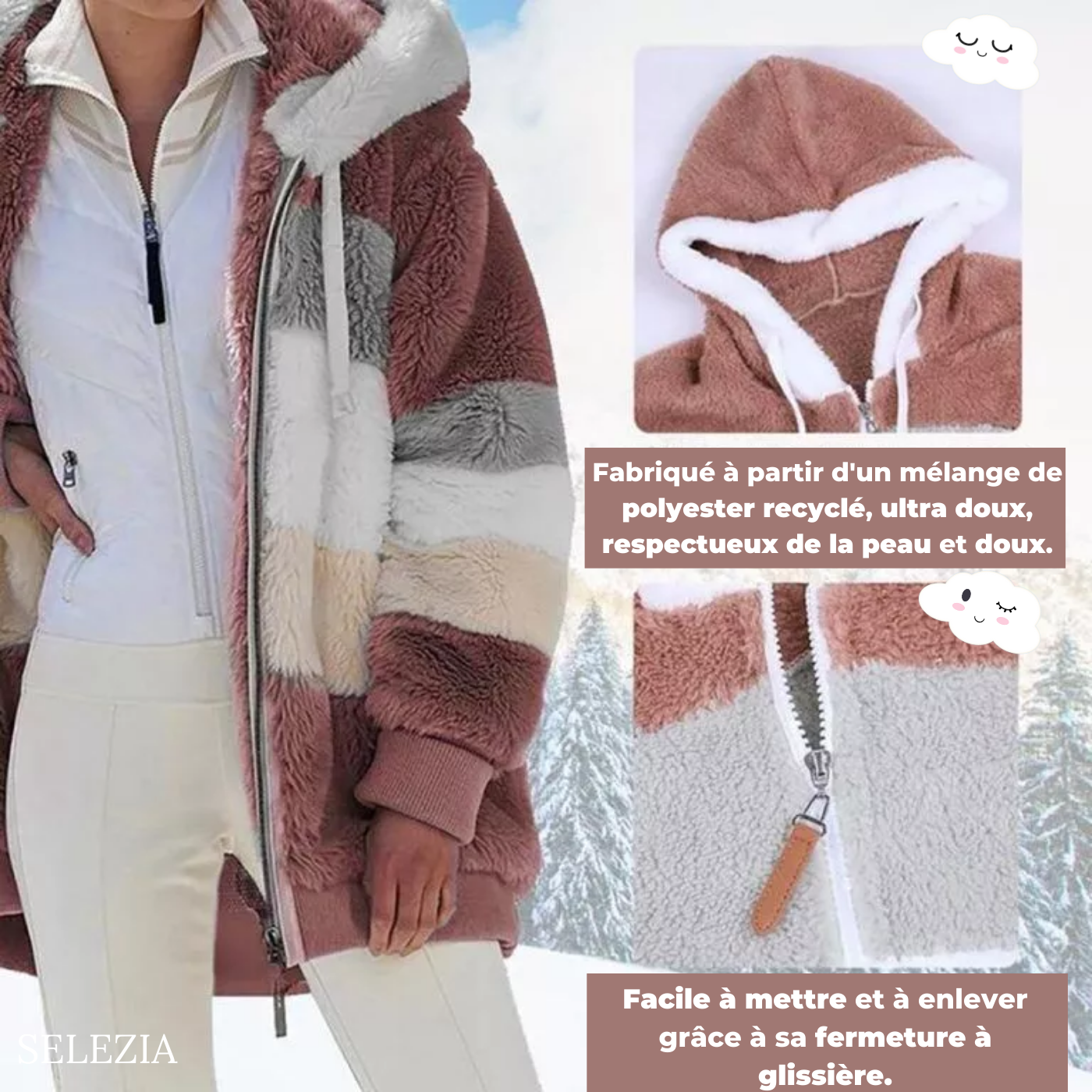 Fluffy™ | La Veste Ultra Douce et Douillette