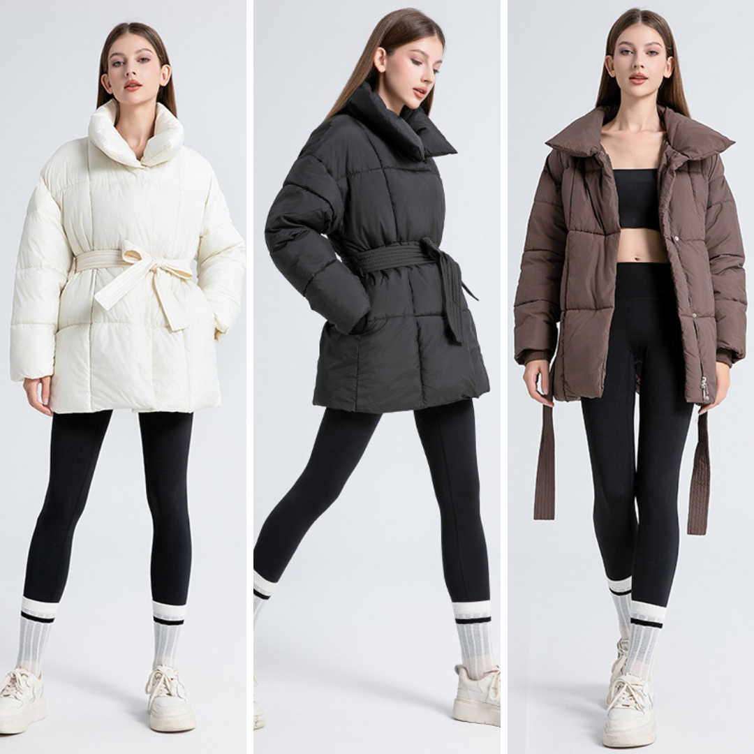 Helena™ - Manteau matelassé avec ceinture
