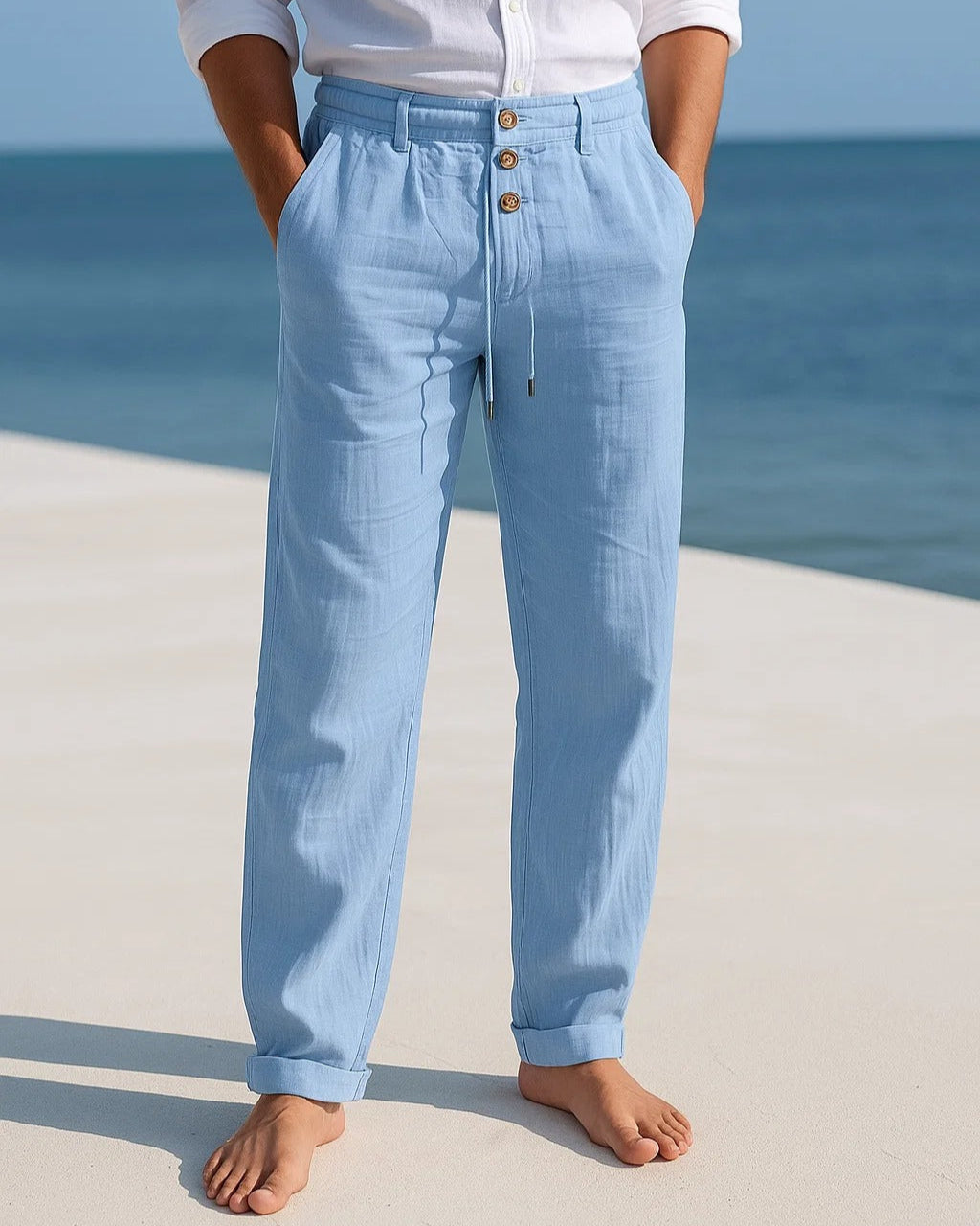 Noah | Pantalon Chino Homme Décontracté en Coton