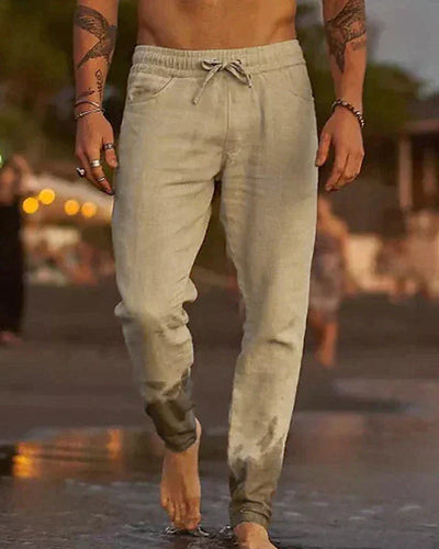 Noah | Pantalon Homme Plage en Lin Décontracté Élégant et Respirant