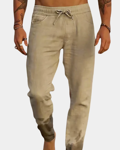 Noah | Pantalon Homme Plage en Lin Décontracté Élégant et Respirant