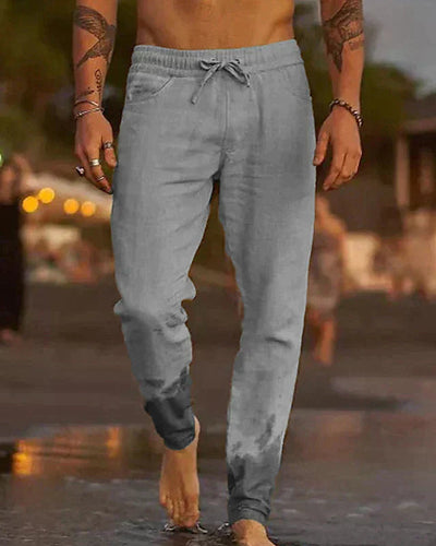 Noah | Pantalon Homme Plage en Lin Décontracté Élégant et Respirant