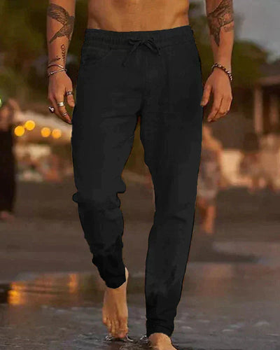 Noah | Pantalon Homme Plage en Lin Décontracté Élégant et Respirant