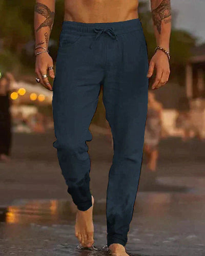 Noah | Pantalon Homme Plage en Lin Décontracté Élégant et Respirant