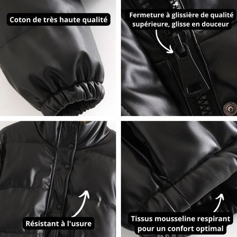 Velia™ - Veste matelassée style bomber
