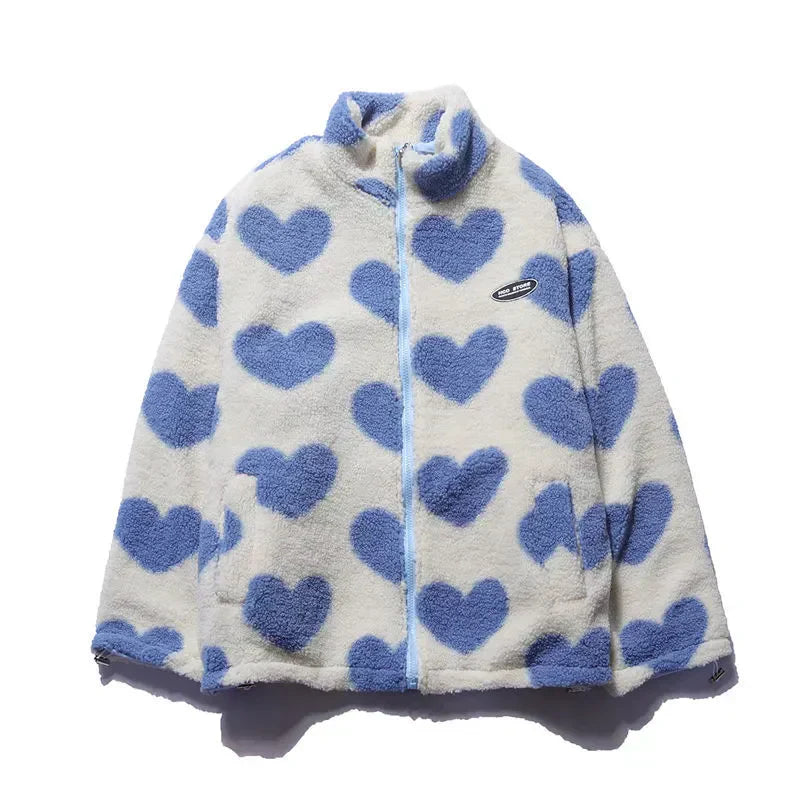 Alice™ - Manteau reversible avec cœurs