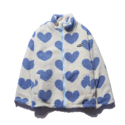 Alice™ - Manteau reversible avec cœurs
