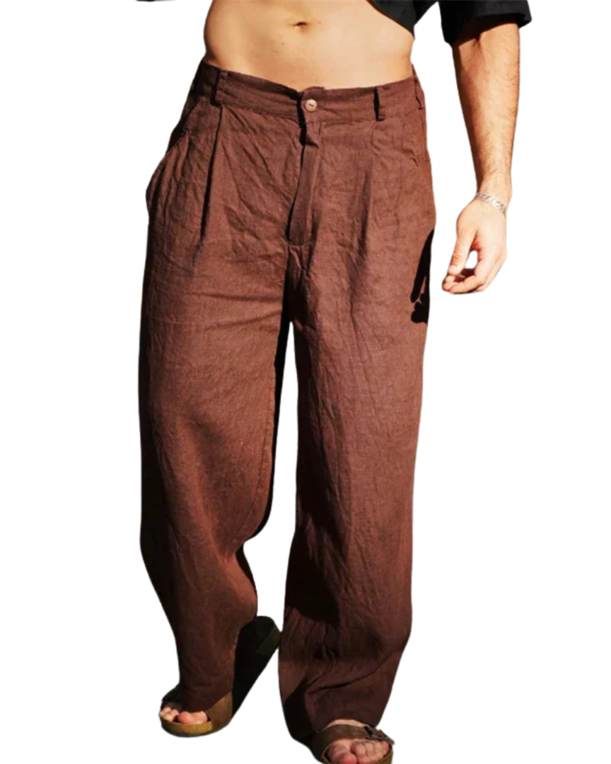 Thierry | Pantalon Lin Chic et Confortable pour Homme