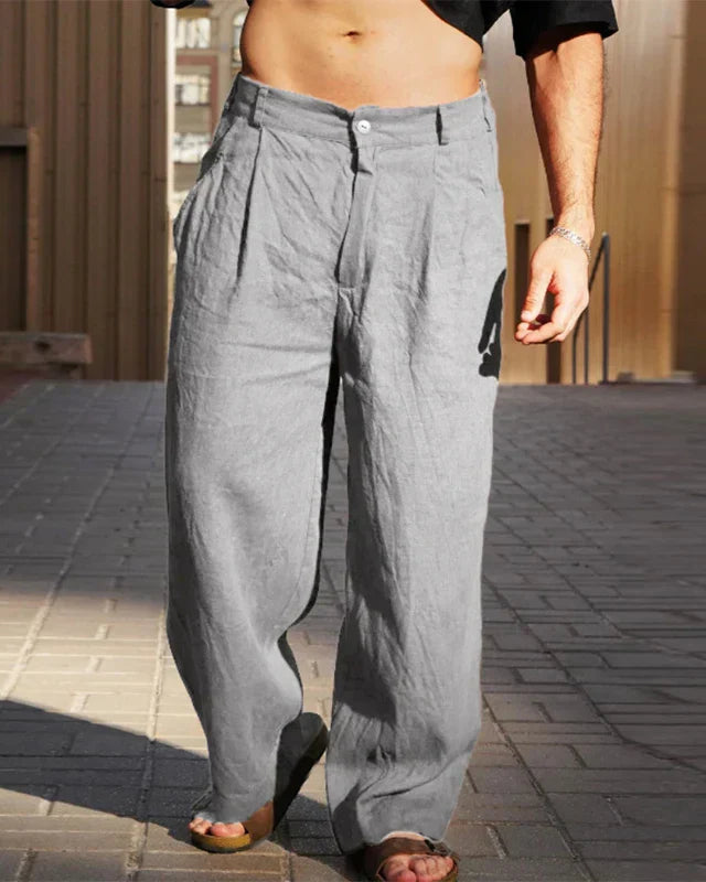 Thierry | Pantalon Lin Chic et Confortable pour Homme