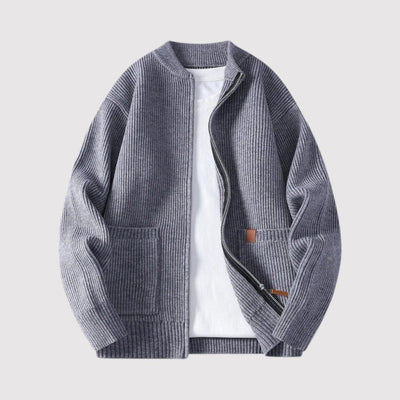 Arden - Veste en tricot côtelé élégante - Aurélie Paris