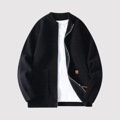 Arden - Veste en tricot côtelé élégante - Aurélie Paris