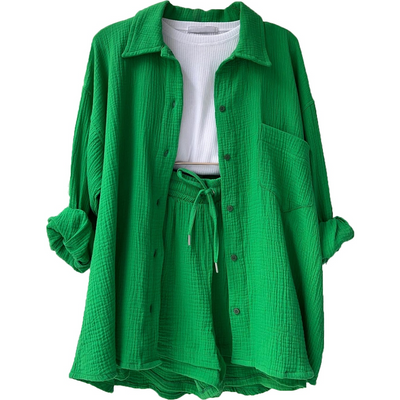 Giada | Ensemble d'été en coton léger pour femme