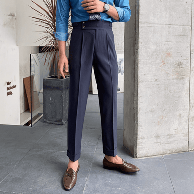 Edward | Pantalons Taille Haute Élégants - Aurélie Paris