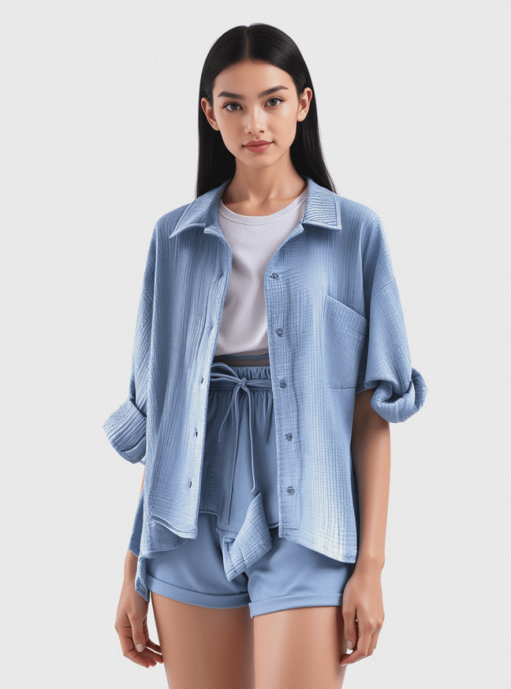 Giada | Ensemble d'été en coton léger pour femme - Aurélie Paris