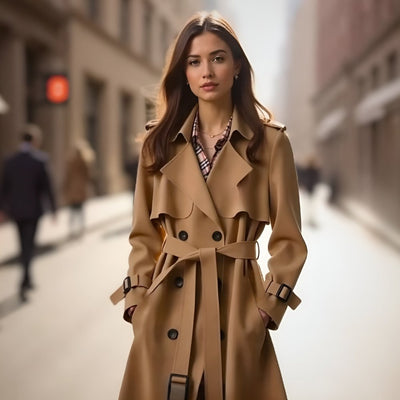 Helena | Trench - Coat Élégant Automnal - Aurélie Paris
