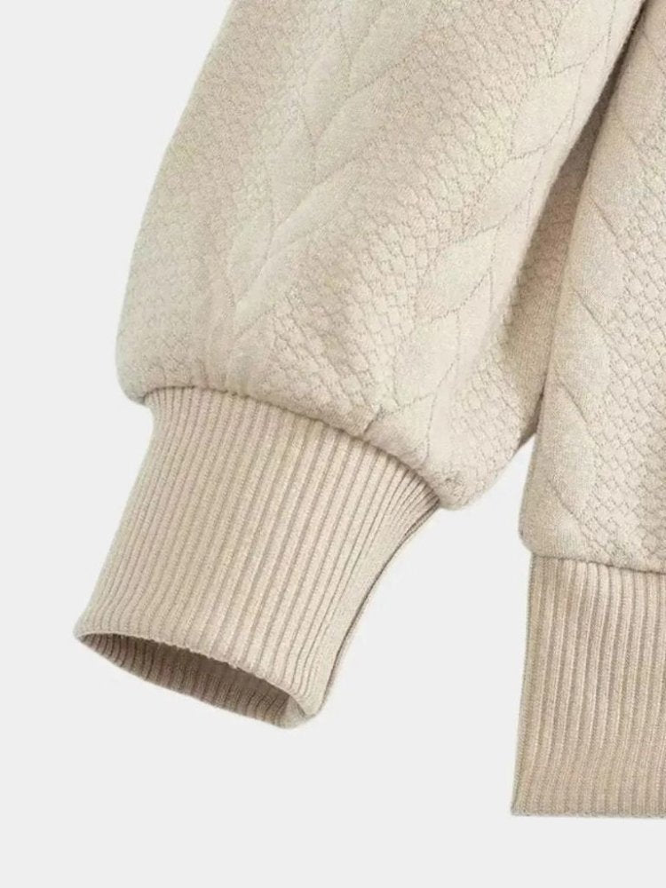 Henley - Pull zippé col montant Essential - Aurélie Paris