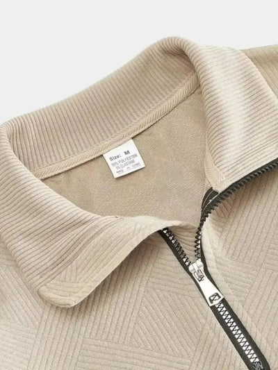 Henley - Pull zippé col montant Essential - Aurélie Paris