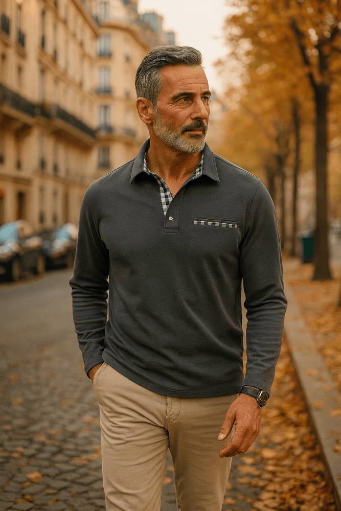 Hugo™ - Polo à manches longues - Aurélie Paris