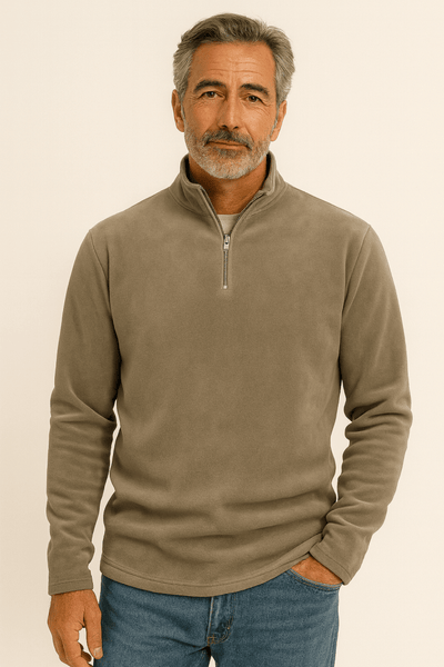 Joshua | Pull zippé quart, confort ultime - Aurélie Paris