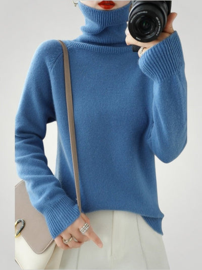 Juliette | Pull Col Roulé en Cachemire Élégant - Aurélie Paris