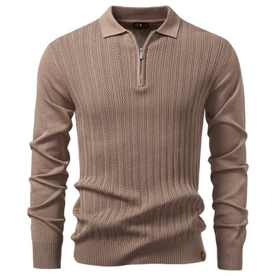 Lazaro - Pull Luxe à demi - zip - Aurélie Paris