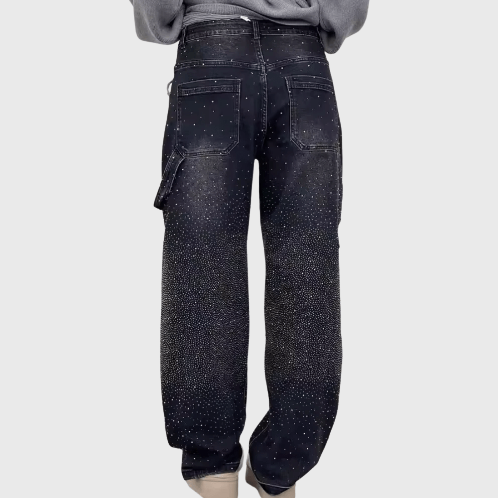 L’Éclat Denim - Jeans en denim ballon pour charpentier - Aurélie Paris