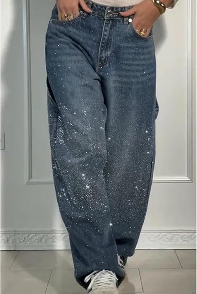 L’Éclat Denim - Jeans en denim ballon pour charpentier - Aurélie Paris