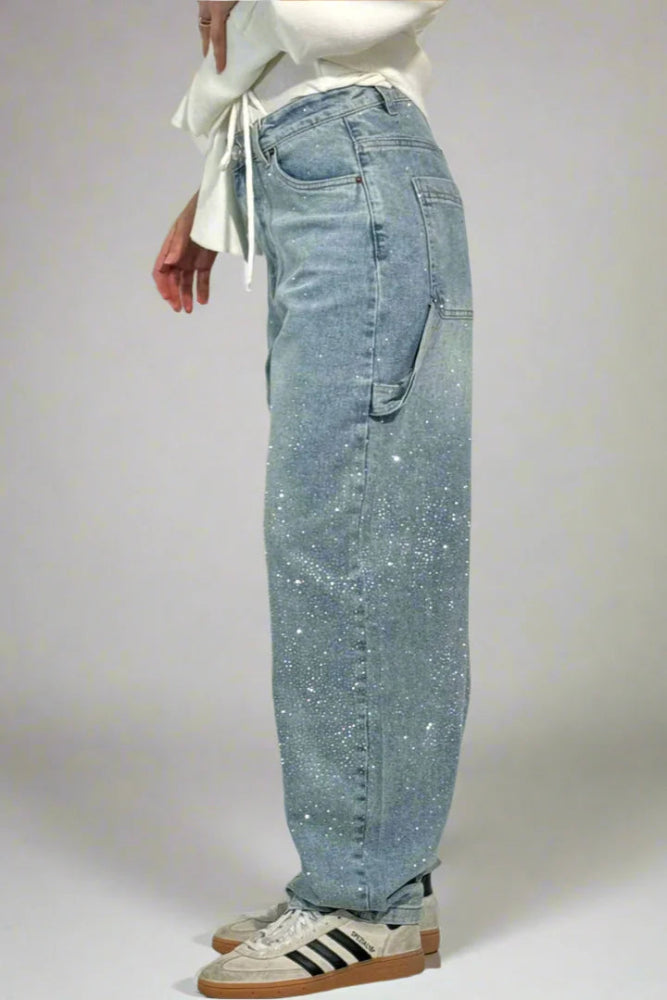 L’Éclat Denim - Jeans en denim ballon pour charpentier - Aurélie Paris