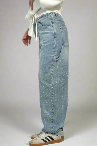 L’Éclat Denim - Jeans en denim ballon pour charpentier - Aurélie Paris