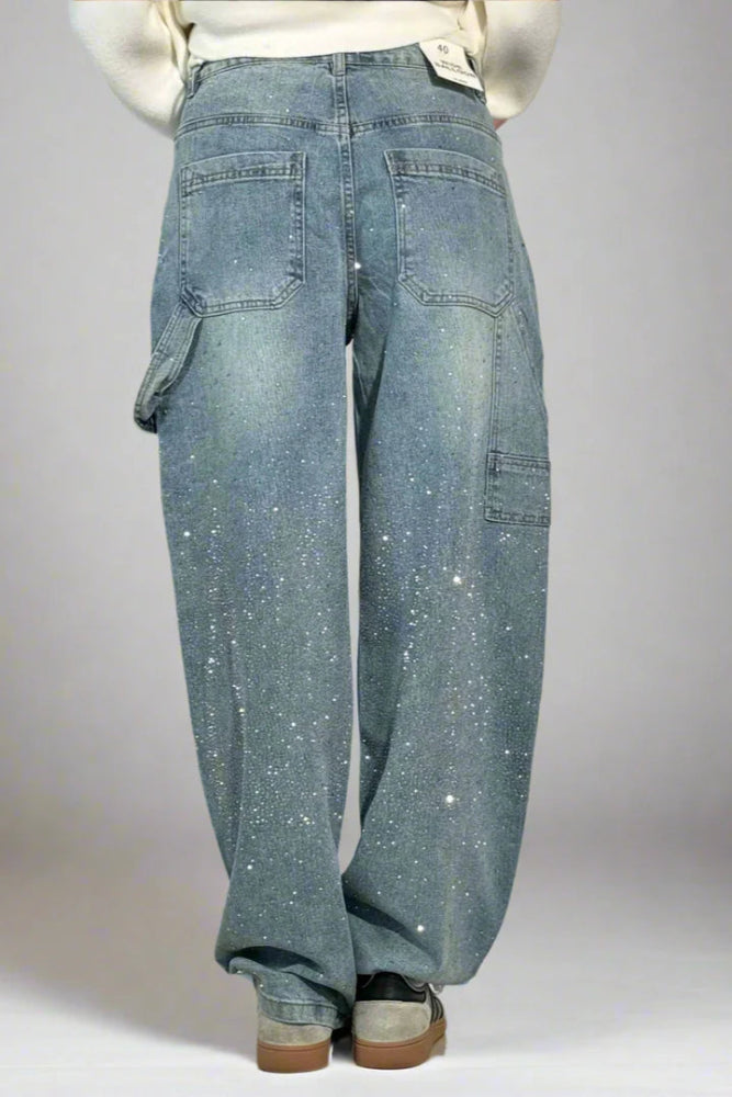 L’Éclat Denim - Jeans en denim ballon pour charpentier - Aurélie Paris