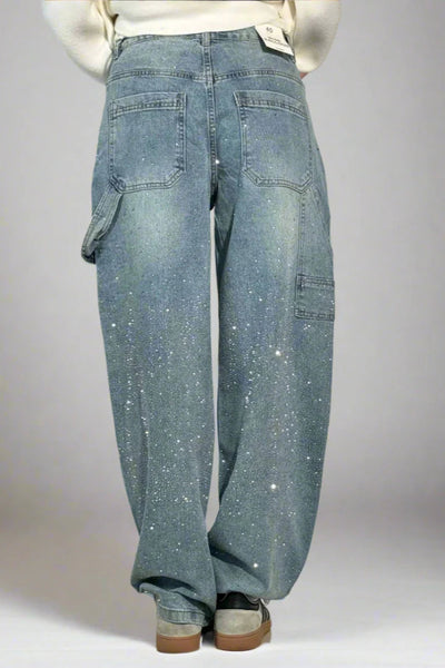 L’Éclat Denim - Jeans en denim ballon pour charpentier - Aurélie Paris