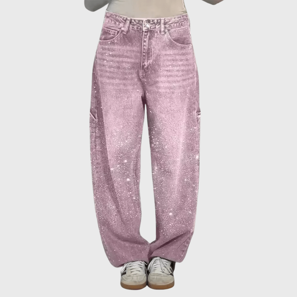 L’Éclat Denim - Jeans en denim ballon pour charpentier - Aurélie Paris