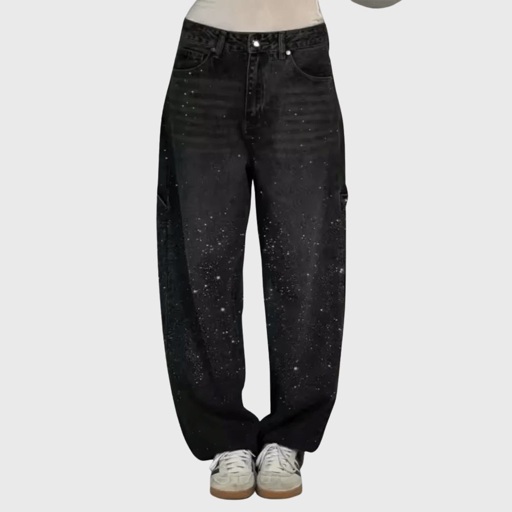 L’Éclat Denim - Jeans en denim ballon pour charpentier - Aurélie Paris