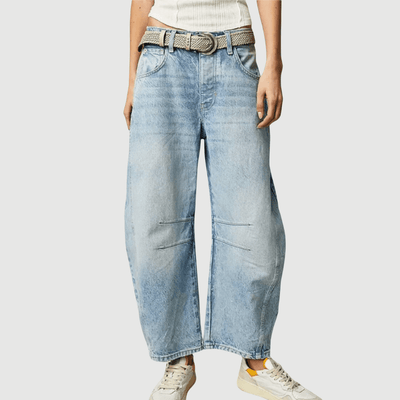 Luna | Jean à jambe large et taille haute - Aurélie Paris