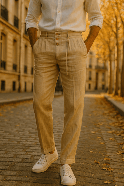 Noah | Pantalon Chino Décontracté en Coton - Aurélie Paris