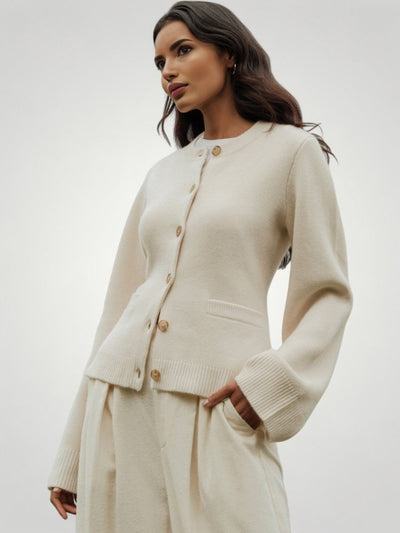 Ophélie | Cardigan Élégant en Cachemire Ultra - doux - Aurélie Paris