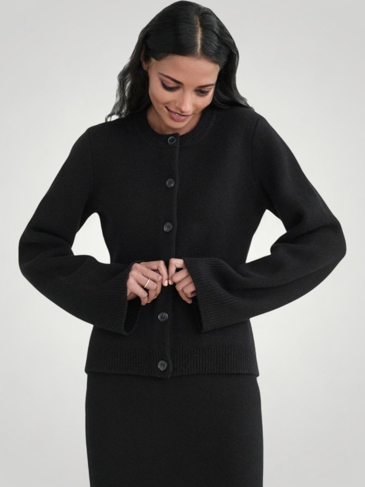 Ophélie | Cardigan Élégant en Cachemire Ultra - doux - Aurélie Paris