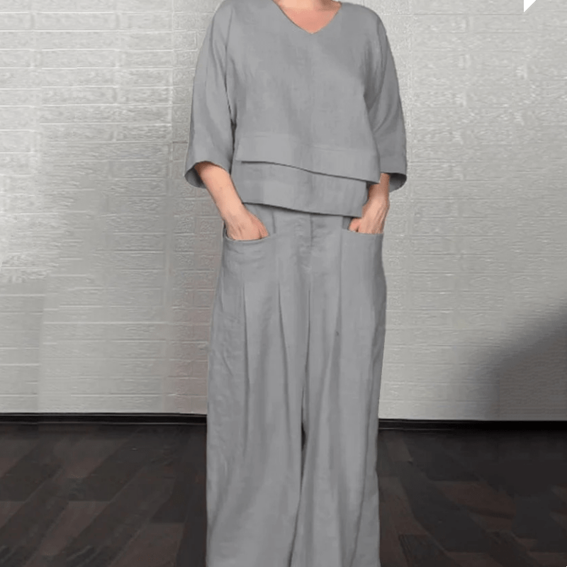 Saint - Clair | Ensemble minimaliste deux - pièces pour femme - Aurélie Paris