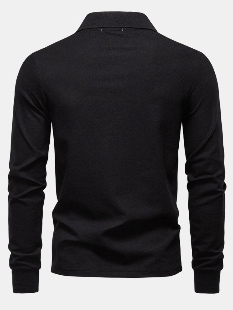 Savane - Polo à manches longues avec broderie de girafe - Aurélie Paris